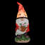 Statue de gnome solaire avec pot de fleurs Exhart, 5 par 12,5 pouces Exhart
