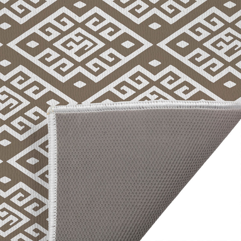 Athana Outdoor Doormat, 21" W x 34" L, Brown