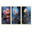Ensemble de salon 3 pièces Moonlit Flower Serenity Blooms I - Rose-142443547-142443545