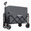 Chariot utilitaire extensible à double couche avec roues tout-terrain Wagonpro XPERT - Chariot de jardin pliable robuste pour le camping, le magasinage et l'utilisation à l'extérieur-126257580-126257581