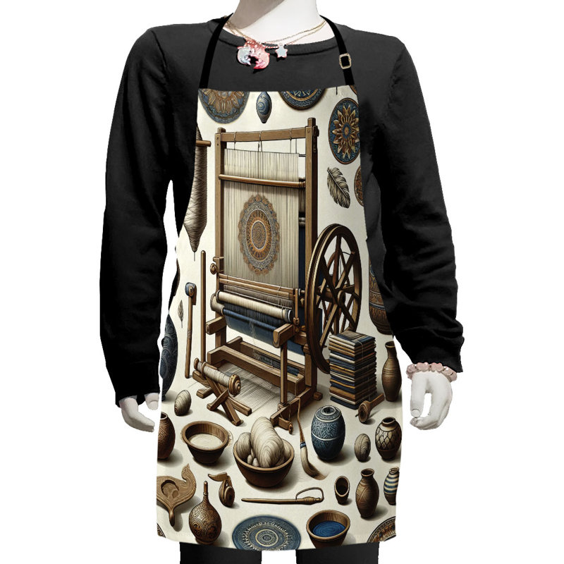 No Pattern Bib Apron