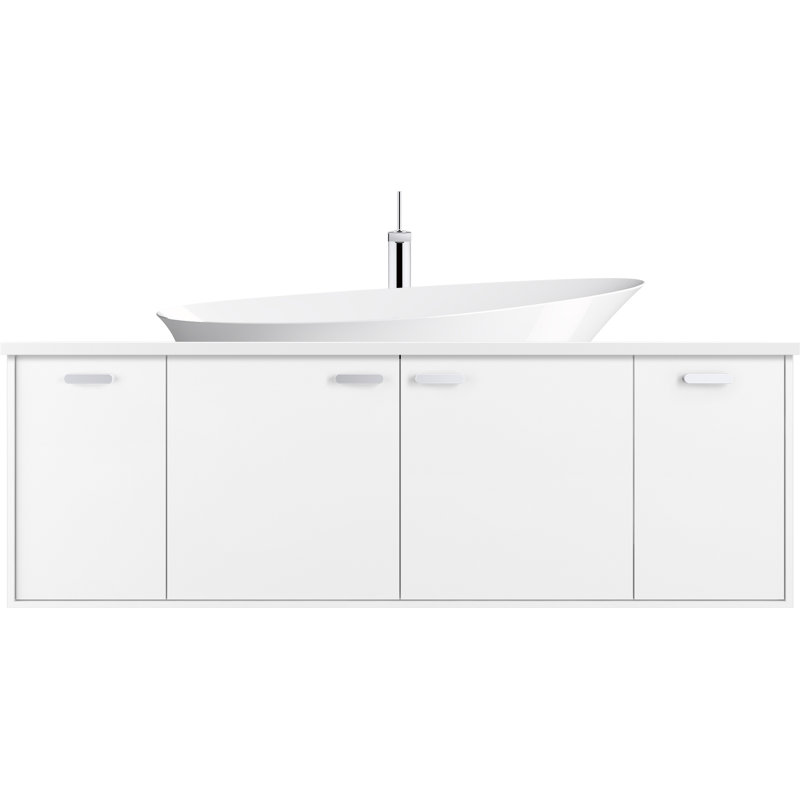 Composed Single Hole Faucet with Drain Assembly, Polished Chrome