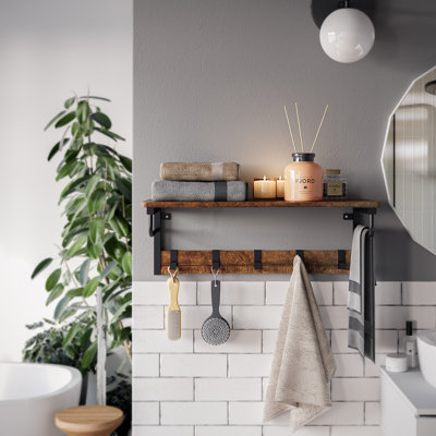 Macpherson Wall 5 - Hook Wall Mounted Coat Rack
