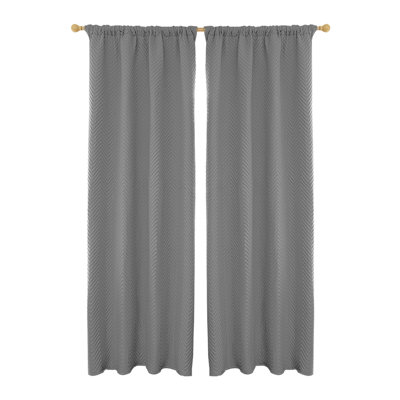 Rideau matelassé occultant avec rideaux et rideaux en tissu 3 couches pour l'hiver