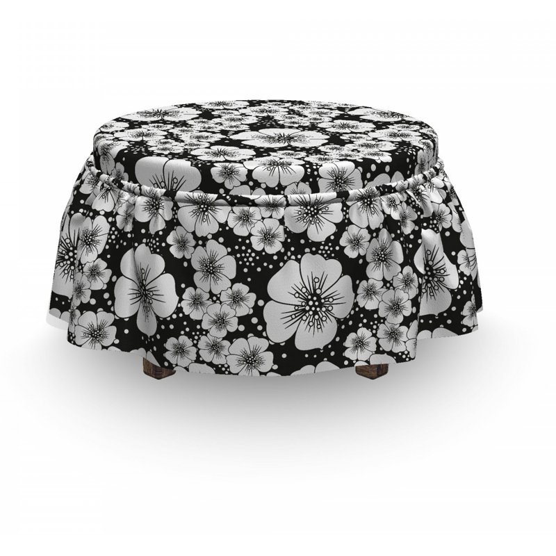 Box Cushion Ottoman Slipcover