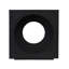 Void Side Table, Black Stone