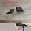 Swivel Upholstered Adjustable Height Counter Stool-121141960-134966912