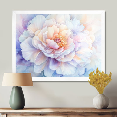 Pivoine printanière en pleine floraison II - pivoine, art mural