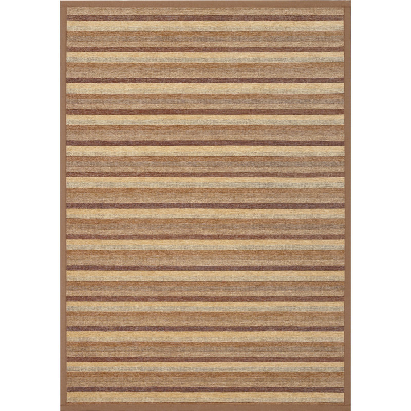 Vergi Machine Woven Brown/Beige Indoor Rug, Runner 80 x 250cm