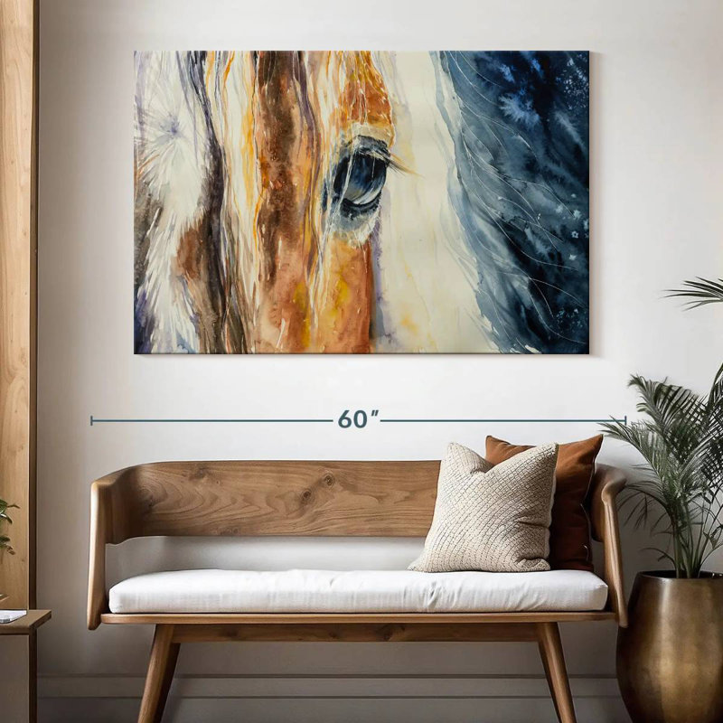 Brampt Horse Eye, 34" H x 51" W