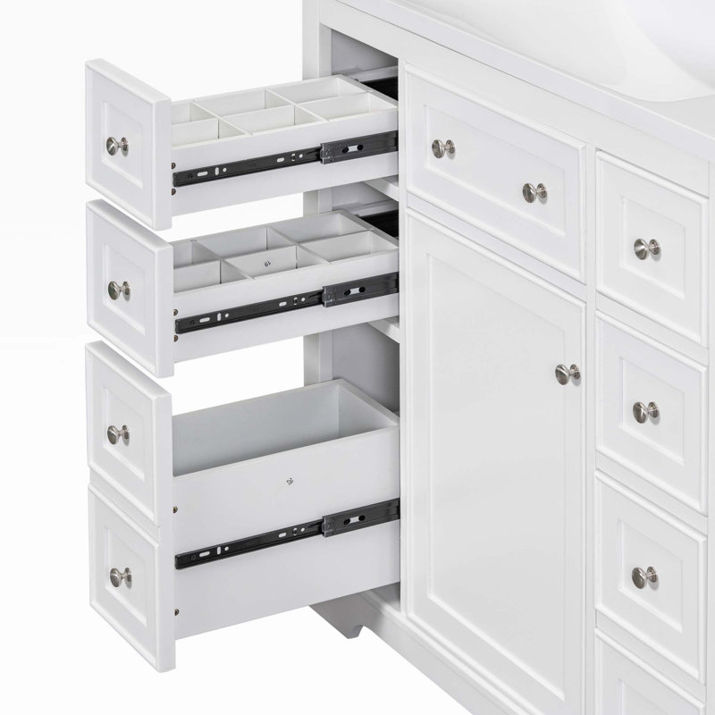 Meuble-lavabo sur pied simple 35,6 po Shawver