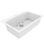Ensemble d'évier de cuisine à simple cuve encastrable 33 po x 22 po Karran Quartz-50597854