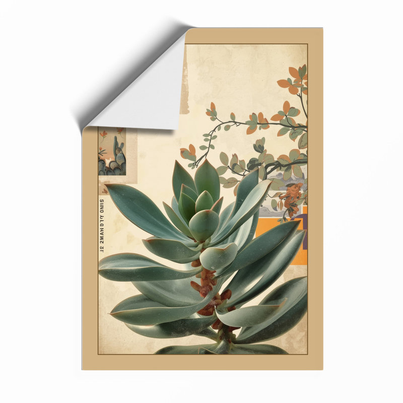Flowering Plant Study Botanical - Framed Print, A2 - 59.4 x 42.0 cm, Unframed