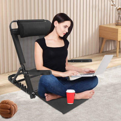 Dossier de chaises pliantes avec accoudoirs