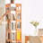 Burlywood Modern Solid wood Rotating Bookshelf-1429311863