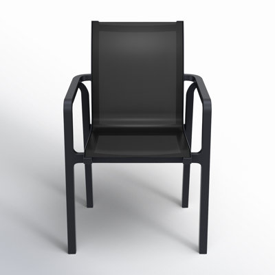 Farrah Stacking Patio Dining Armchair
