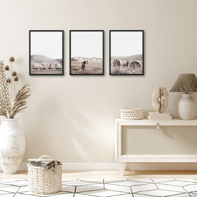 Malaya 3 Pack Lightweight Poster Frames Slide-In Photo Frames with Buildable Moulding, 12" x 16"