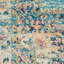 Tapis oriental bleu clair / ivoire Abbate-1360663370