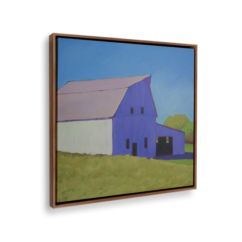 «Over the Hill» par Carol Young, reproduction d'art sur toile, H 36 po x l 36 po, Brun