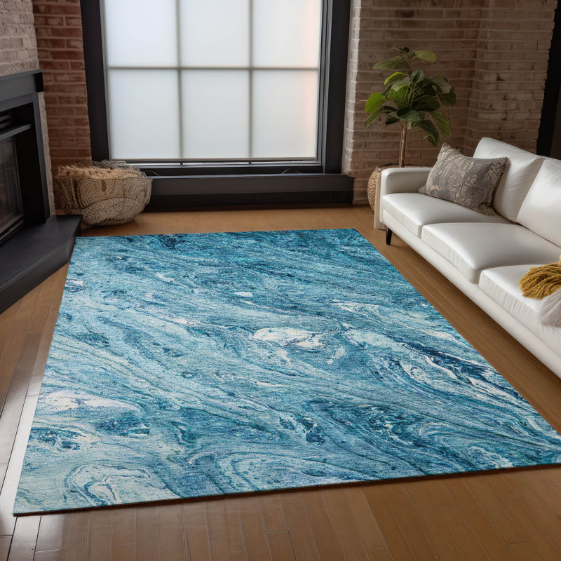 Kaylani Abstract Indoor / Outdoor Rug, Rectangle 10' x 14'
