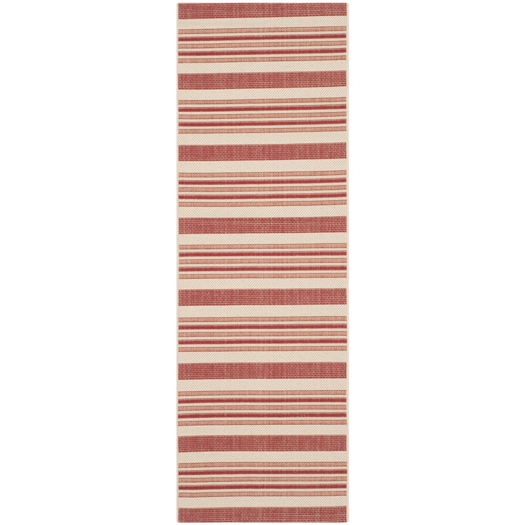 Herefordshire Performance Striped Indoor/Outdoor Area Rug
