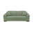 Mo 88" Italian Stain and Abrasion Resistant Performance Fabric Queen Square Arm Sleeper Sofa Bed-85522584