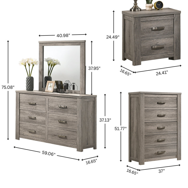Teme Piece Bedroom Set, Queen