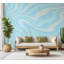 Papier peint abstrait - Vagues abstraites harmonieuses-736100501