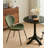 Modern And Simple Ironwork Teddy Plush Backrest Dining Chair