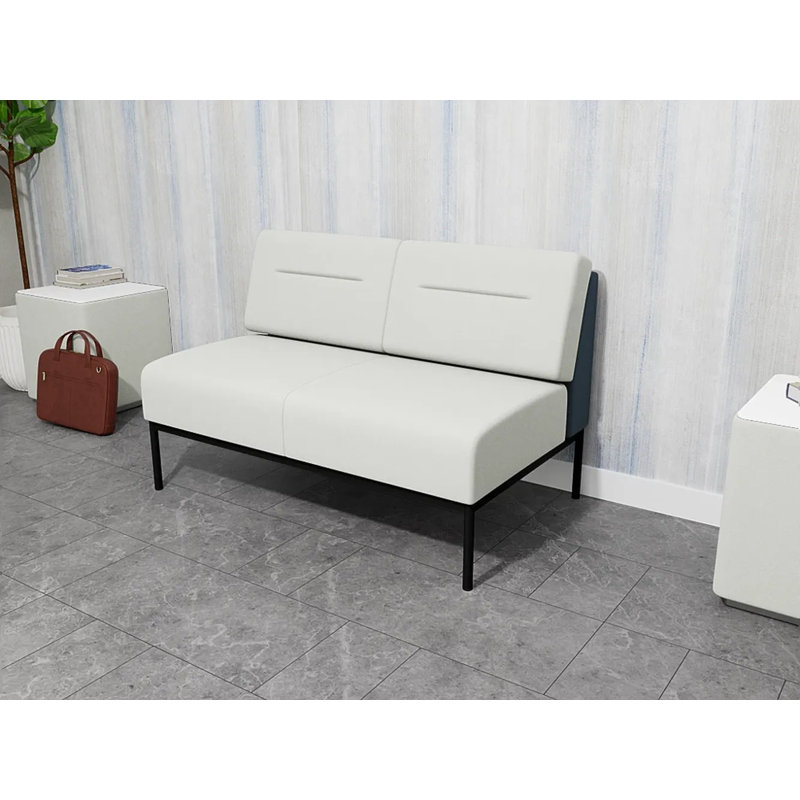 Causeuse Darsey, Avec alimentation, Noir, Ombre portes ouvertes