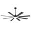 Ventilateur de plafond moderne 72 po avec lumière, DEL 3CCT, télécommande, moteur à courant continu réversible à 6 vitesses, pales noir / noyer à double face, minuterie, intérieur et extérieur couvert-839798603