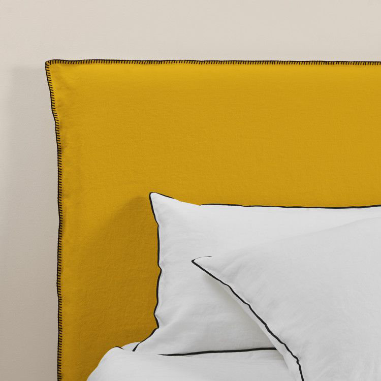 Nino Slipcover, 134cm H x 210cm W, Yellow