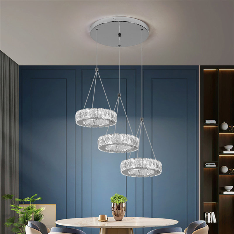 3 - Light LED Chandelier