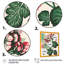 «Geranium florissant en couleurs rétro I», art mural sur toile florale-87348062-87348060