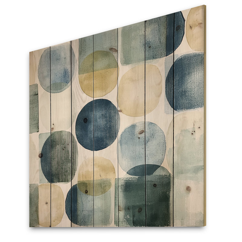 Collage de pierre minimaliste VI - méditation sur bois, bois de pin naturel, H 30 po x l 30 po x P 0,78 po