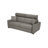 Capozzi 85" Genuine Italian Top Grain Leather Queen Sleeper Sofa Bed with Memory Foam Mattress-1492998273