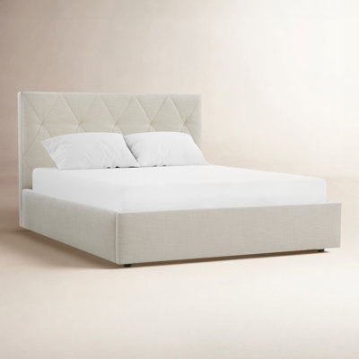 Lit plateforme tapissier Jayla Diamond