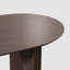 Table de salle à manger ovale scandinave cannelée de 170 cm (67 po) en bois, fini noyer-1381785619-1381785620