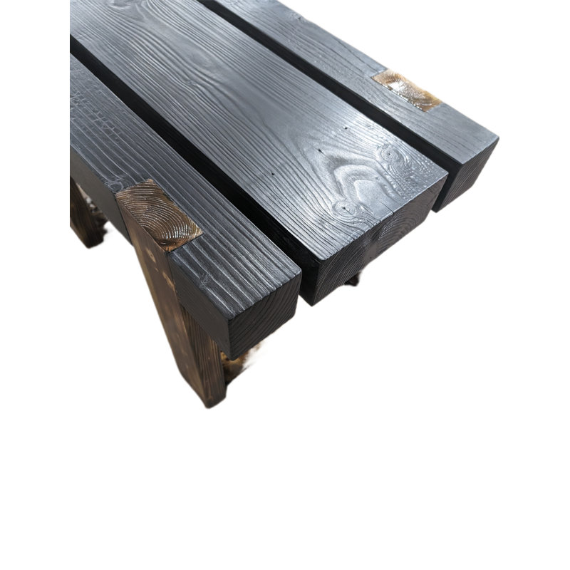 Handcrafted Solid Wood Coffee Table Bench