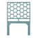 Honeycomb Wicker/Rattan Open-Frame Headboard