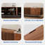 Retro TV Stand & Media Unit for Large TVs | Premium 1.8m or 2.4m TV Cabinet | Fits 75-100 Inch Televisions | Vintage Furniture with Cable Management Holes-2049463328