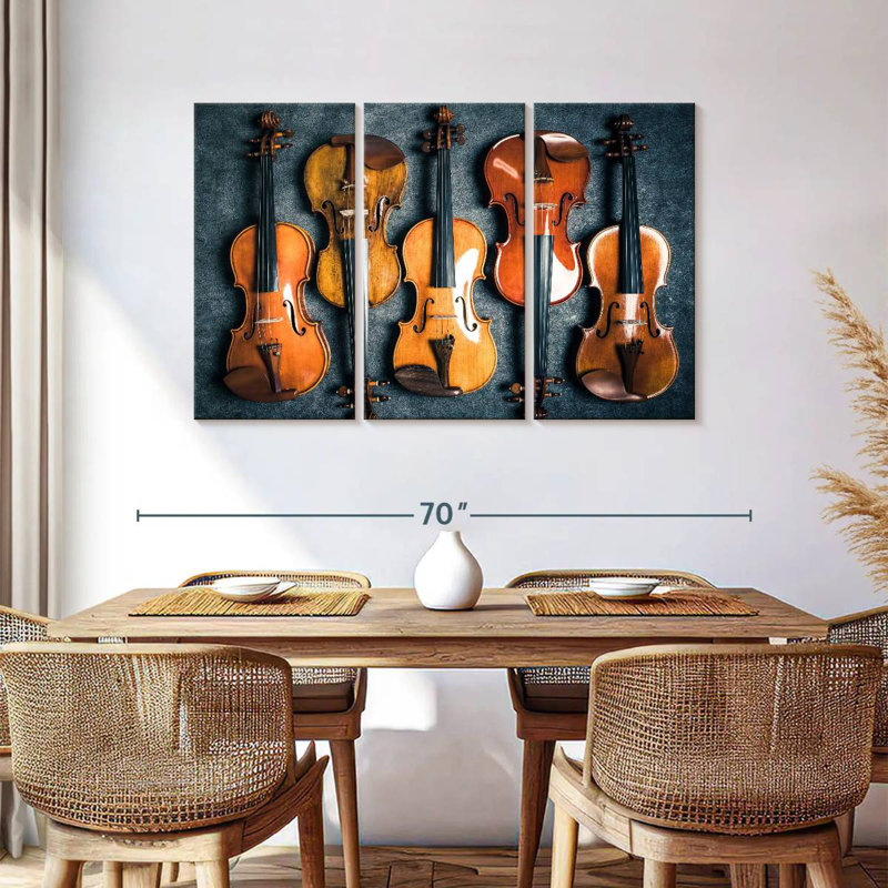 Abarca Violin Collection, 36" H x 57" W