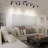 8-Light Track Light Fixture with Adjustable Heads & 8 Bulbs Included-109583298-109583300
