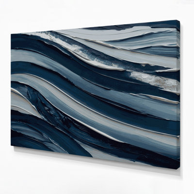 Art mural horizontal sur toile rayée horizontale