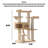 Simple Style Solid Wood Cat Tree
