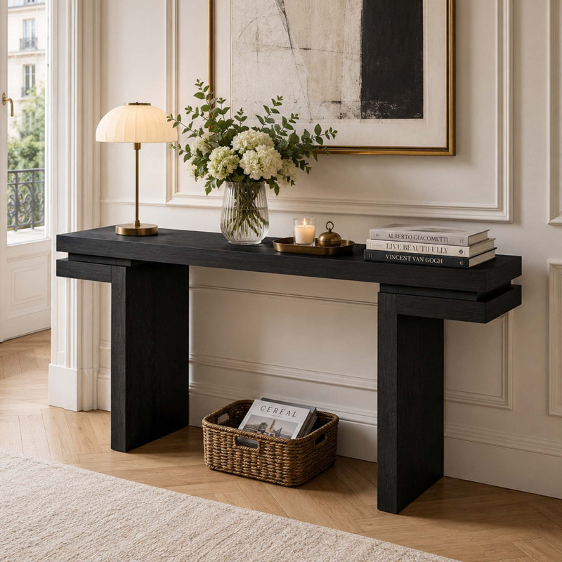 Console de vestibule Classic, Noir