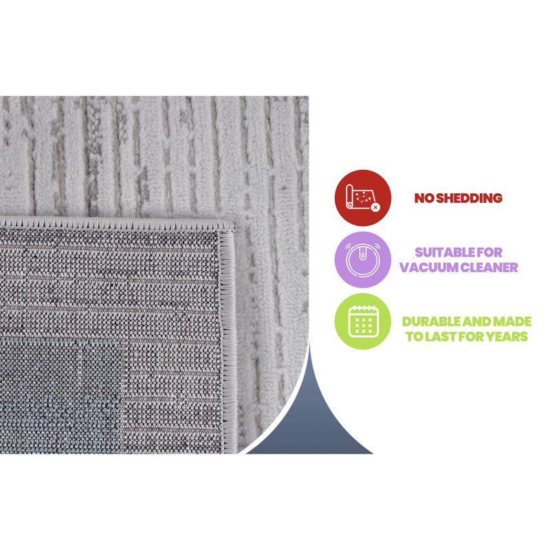 Contemporary Area Rug, Rectangle 2' x 3'
