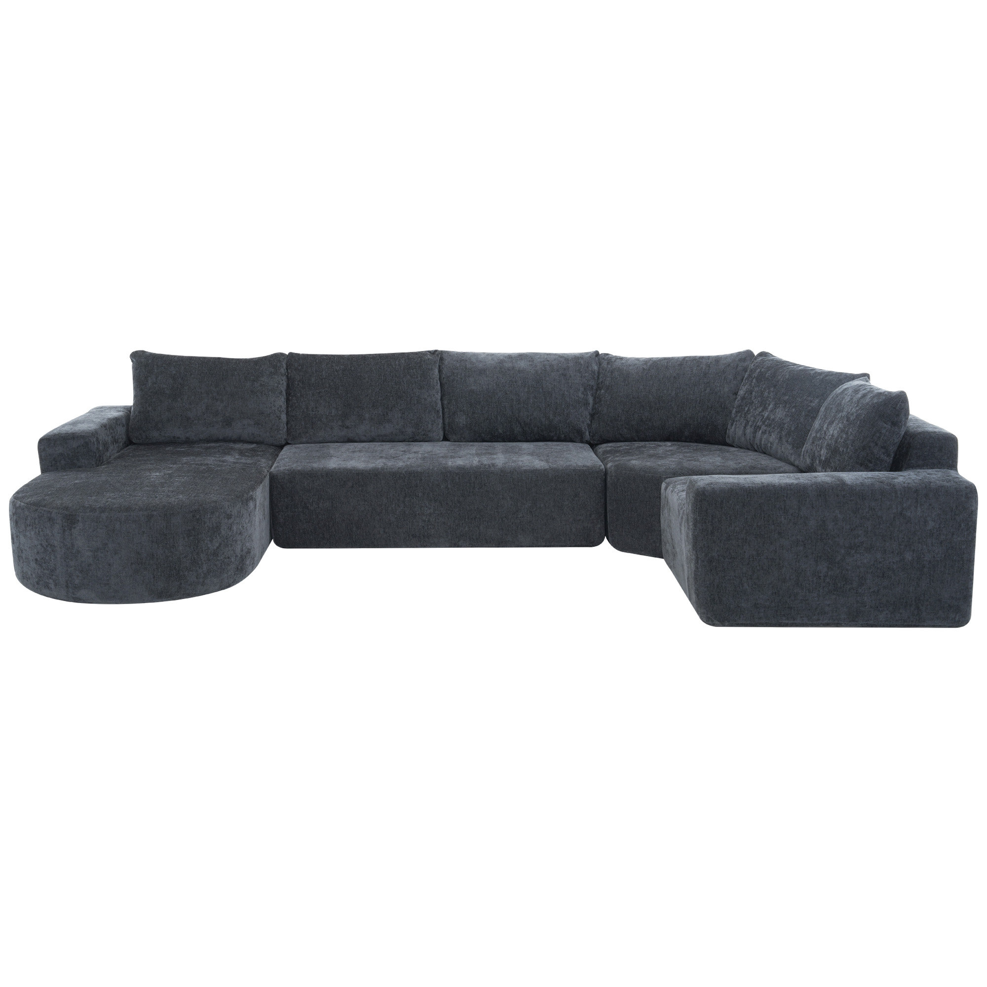 Wrought Studio™ 139" Oversized Modular Sofa Cloud Sectional Sofa Set ...