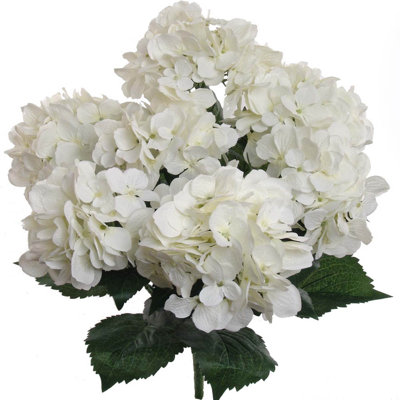 Ultra Realistic Faux Silk Hydrangea Arrangement - Artificial Flowers for Home Decor