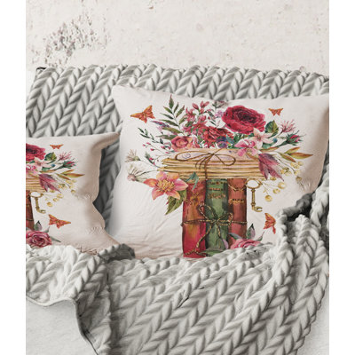 Floral Throw Pillow